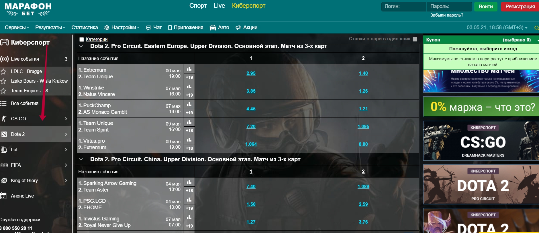 Лучшие дисциплины